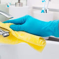 Blue Nitrile gloves for men women and kids disposable hand gloves protect against germs Pack of 60 Blue Gloves XL