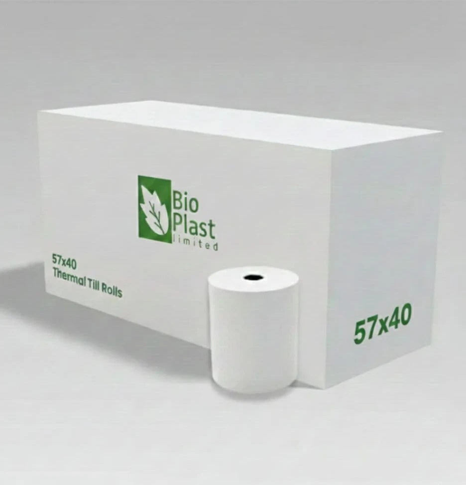Till Rolls 57x40 Thermal Rolls Receipt Paper For Mobile & Card Machines BPA Free