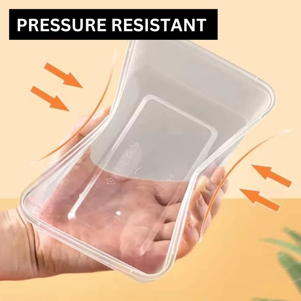 Plastic Food Containers with Lids Takeaway Microwave Freezer Safe Storage