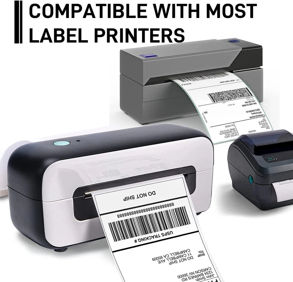 500-5000pcs 4" x 6" Phomemo Thermal Shipping Labels Sticker Paper for Royal Mail