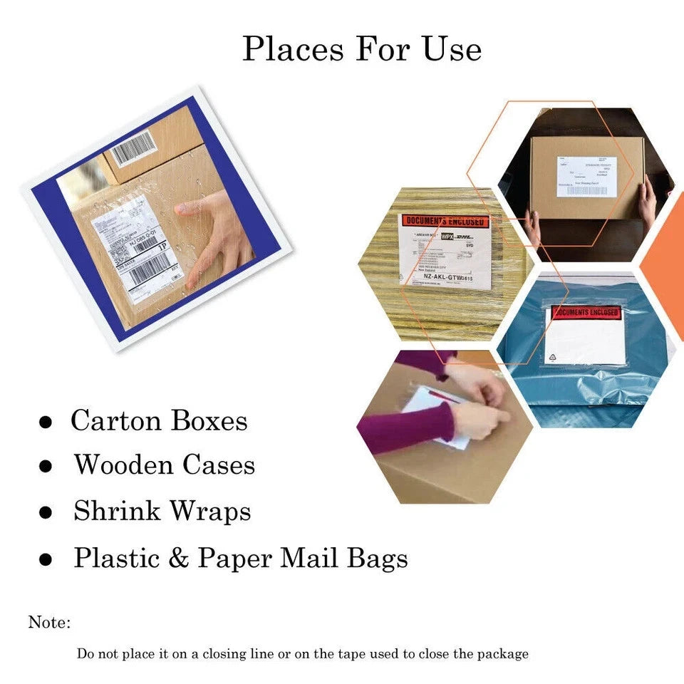 Pack of 1000 Documents Enclosed Envelopes Plain Self Adhesive A6 158mm x130mm