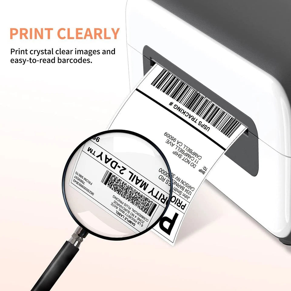 500-5000pcs 4" x 6" Phomemo Thermal Shipping Labels Sticker Paper for Royal Mail